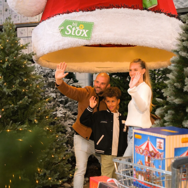 XL Selfieroute tijdens de kerstshow bijSTOX