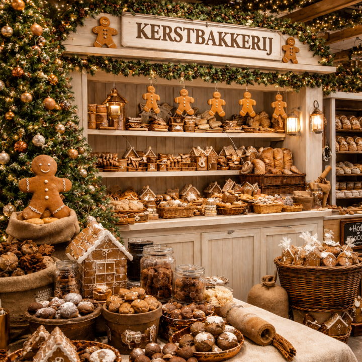 Gingerbread Christmas kerstwereld bijSTOX