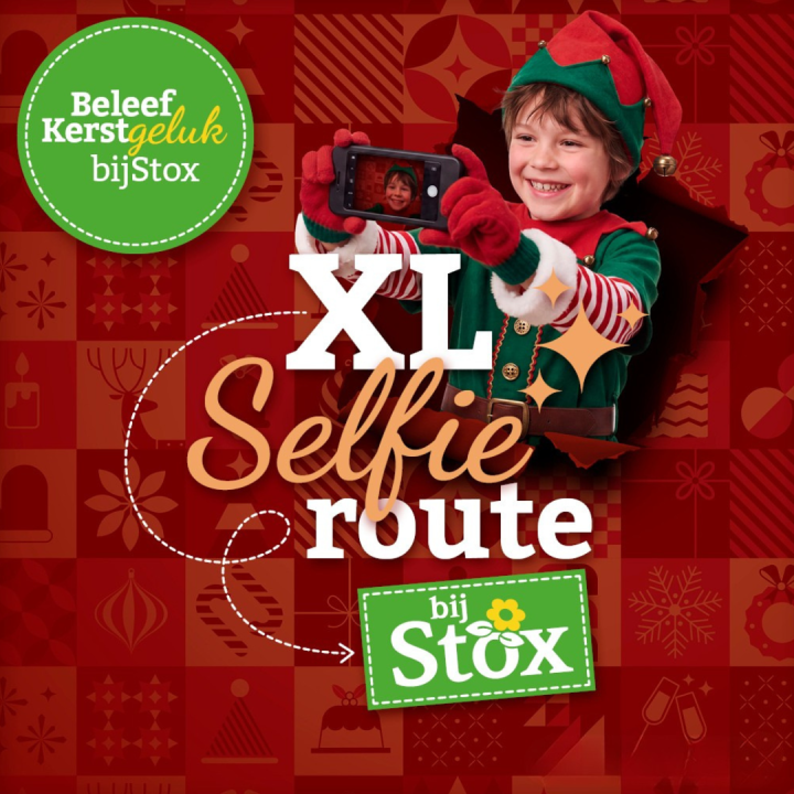 XL Selfieroute tijdens de kerstshow bijSTOX