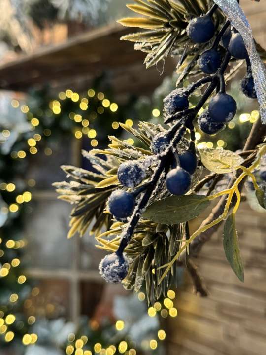 Kerstboom en kerstdecoratie tijdens de kerstshow bijSTOX