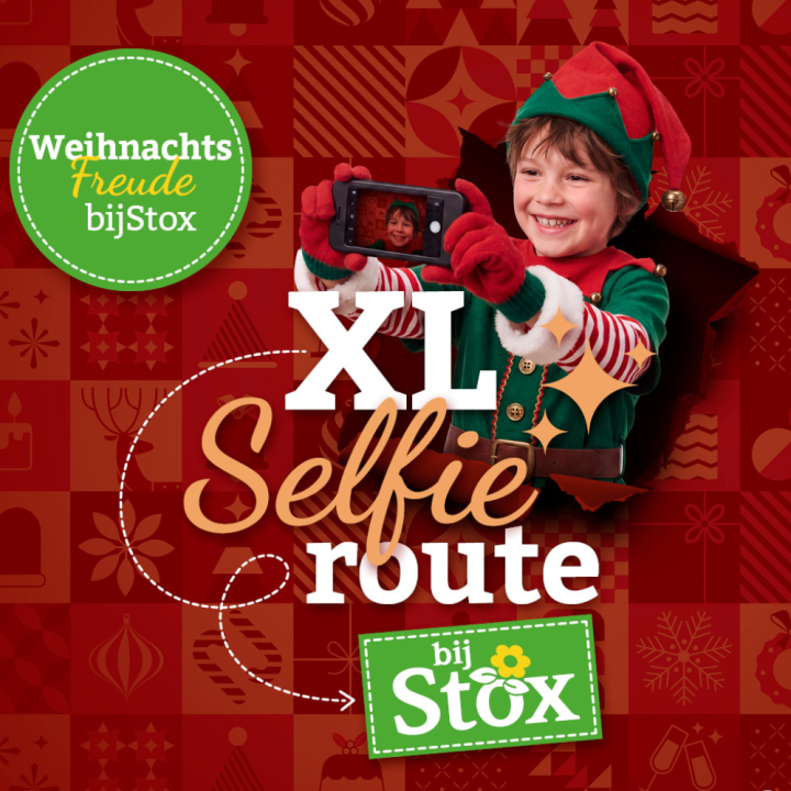 XL Selfie-Route in der Weihnachtsshow beiSTOX