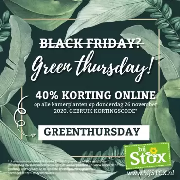 Black Friday? Green Thursday!