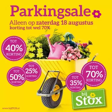 Kom op zaterdag 18 augustus je kofferbak inladen bij de parkingsale