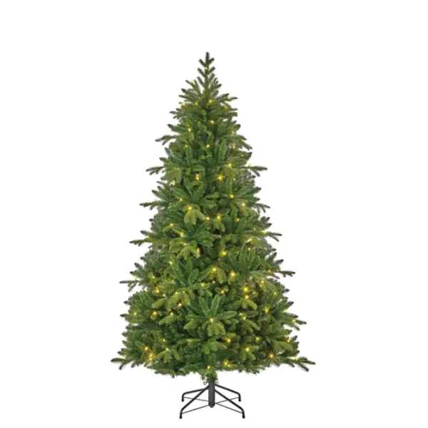 Brampton kunstkerstboom | Groen met lampjes | H215 cm