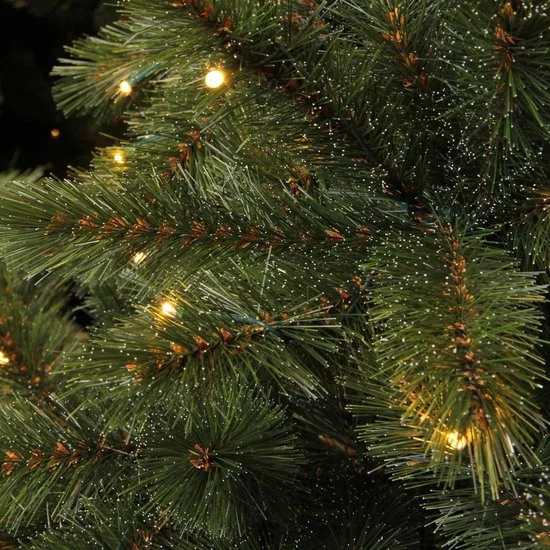 Forest Frosted kunstkerstboom | Groen met lampjes | H215 cm - afbeelding 2
