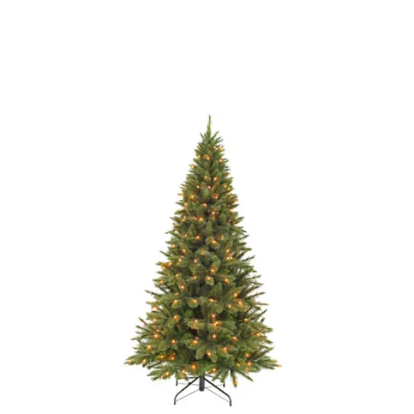 Forest Frosted kunstkerstboom | Groen met lampjes | H155 cm