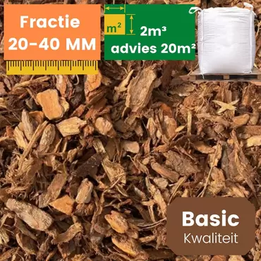 Franse Boomschors Basic 20-40 mm  2m3 - afbeelding 1