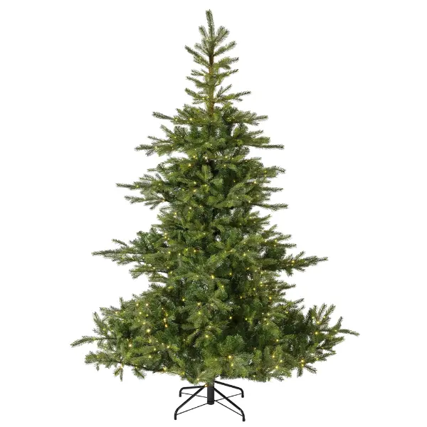 Grandis Fir kunstkerstboom | Groen met lampjes | H240 cm
