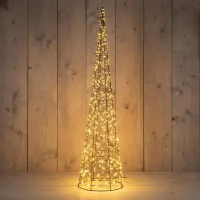 Kegel metaal | 600 LED | classic warm