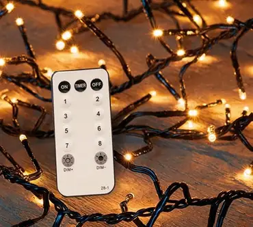Kerstverlichting treecluster | 960 LED lampjes | classic warm | 12,5 meter