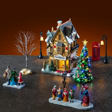 Lemax Tannenbaum Christmas Shoppe set met adapter