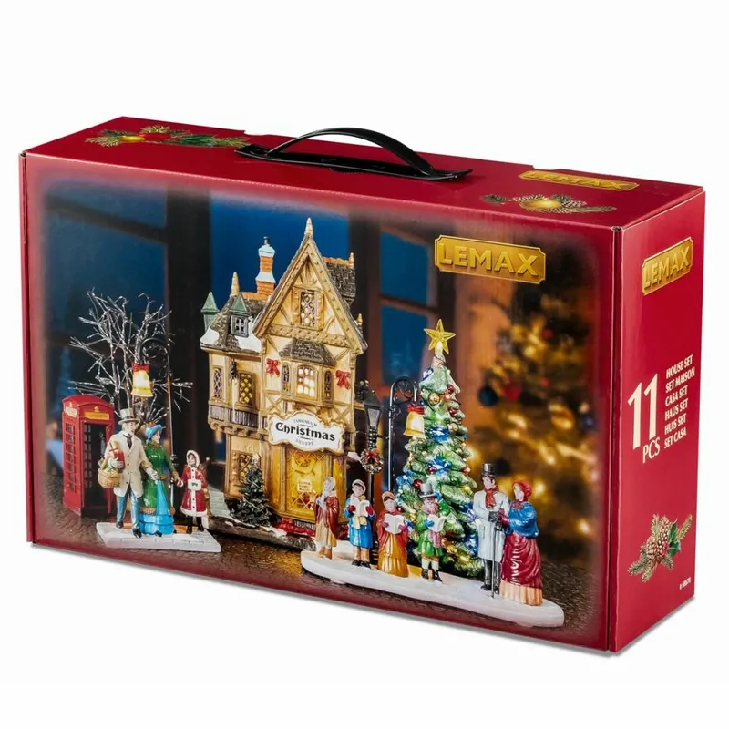 Lemax Tannenbaum Christmas Shoppe set met adapter - afbeelding 2
