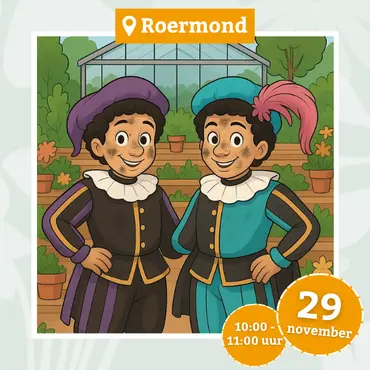 Pietenmiddag Roermond 29 november 10:00 - 11:00 uur