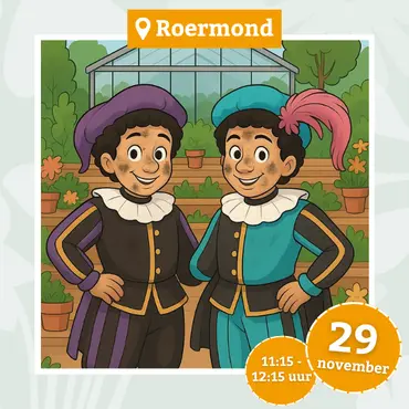 Pietenmiddag Roermond 29 november 11:15 - 12:15 uur