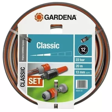 Gardena Standaard slang met armaturen en startset (20 meter) (1/2") (kraanstuk, slangstukken en tuin