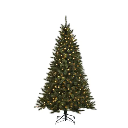 Toronto  kunstkerstboom | Groen met lampjes | H215 cm - afbeelding 1