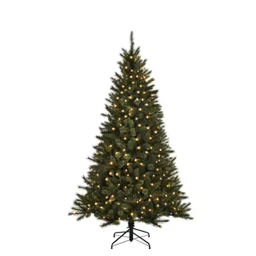 Toronto  kunstkerstboom | Groen met lampjes | H215 cm - afbeelding 1